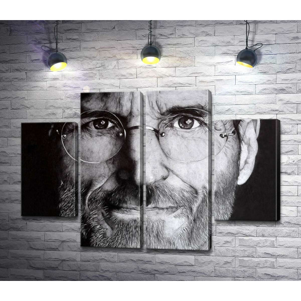 Лицо предпринимателя Стива Джобса (Steve Jobs)