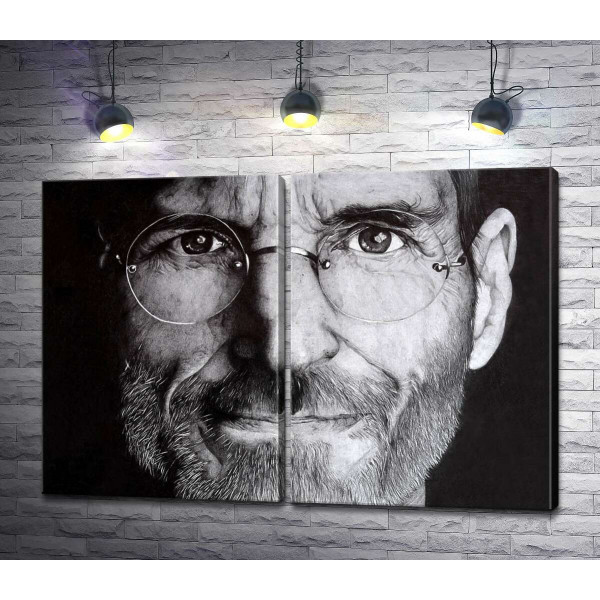 Лице підприємця Стіва Джобса (Steve Jobs)