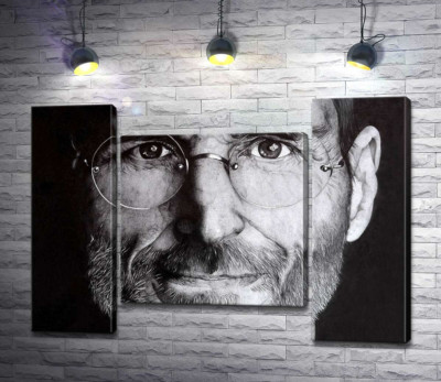 Лице підприємця Стіва Джобса (Steve Jobs)
