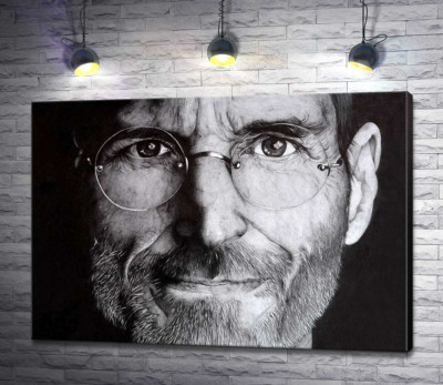 Лице підприємця Стіва Джобса (Steve Jobs)
