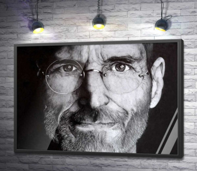 Постер "Лице підприємця Стіва Джобса (Steve Jobs)"