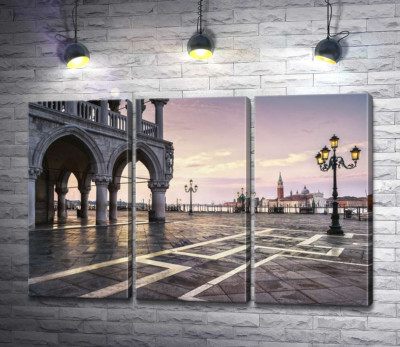Площадь святого Марка (Piazza San Marco) на рассвете