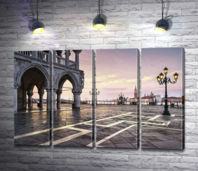 Площадь святого Марка (Piazza San Marco) на рассвете