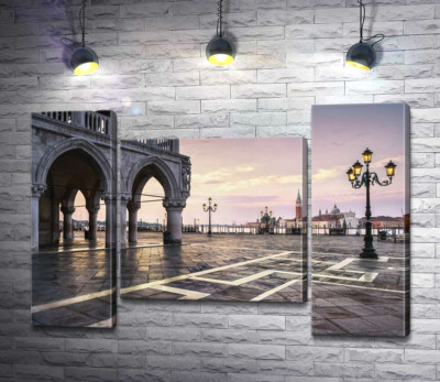 Площадь святого Марка (Piazza San Marco) на рассвете
