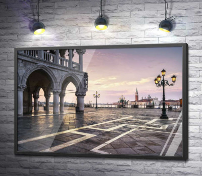Постер "Площадь святого Марка (Piazza San Marco) на рассвете"