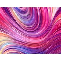 Рожево-блактині хвилі абстракції