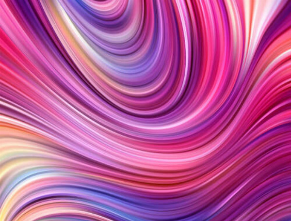 Розово-голубые волны абстракции