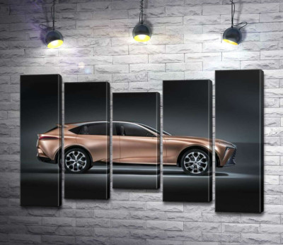 Золотий корпус автомобіля Lexus LF-1