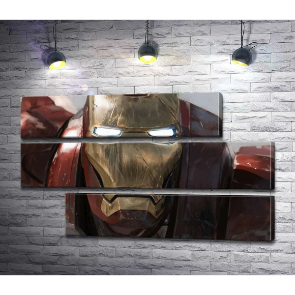 Брутальное лицо Железного человека (Iron man)