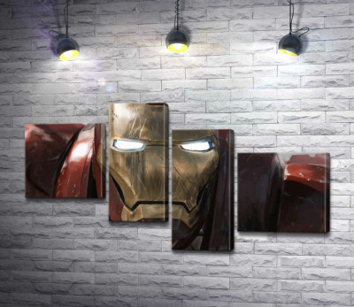 Брутальне обличчя Залізної людини (Iron man)