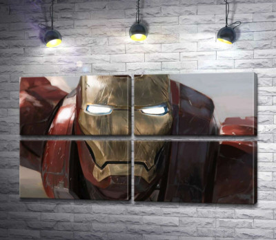 Брутальне обличчя Залізної людини (Iron man)