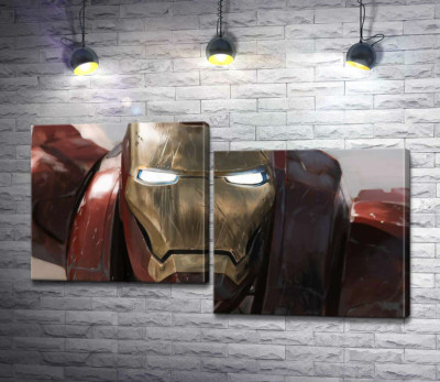 Брутальное лицо Железного человека (Iron man)