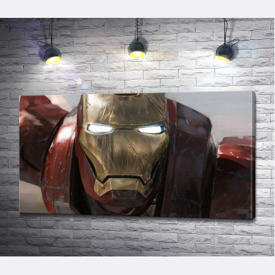 Брутальное лицо Железного человека (Iron man)