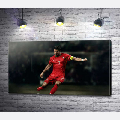 Капітан португальської збірної - Кріштіану Роналду (Cristiano Ronaldo)