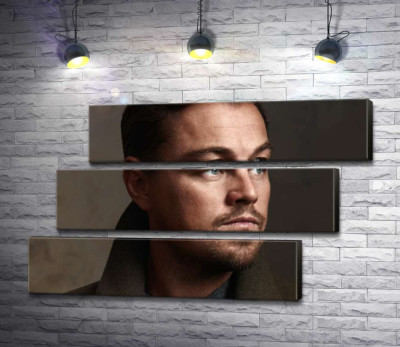 Модульная картина "Портрет знаменитого актера Леонардо Ди Каприо (Leonardo DiCaprio)"