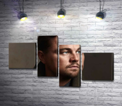 Модульная картина "Портрет знаменитого актера Леонардо Ди Каприо (Leonardo DiCaprio)"