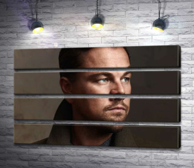 Модульна картина "Портрет знаменитого актора Леонардо Ді Капріо (Leonardo DiCaprio)"