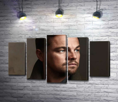 Модульна картина "Портрет знаменитого актора Леонардо Ді Капріо (Leonardo DiCaprio)"