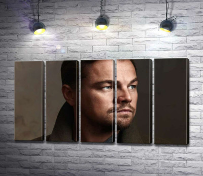 Модульна картина "Портрет знаменитого актора Леонардо Ді Капріо (Leonardo DiCaprio)"