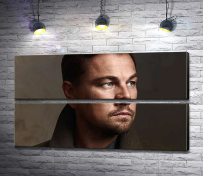 Модульна картина "Портрет знаменитого актора Леонардо Ді Капріо (Leonardo DiCaprio)"