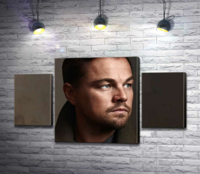Модульная картина "Портрет знаменитого актера Леонардо Ди Каприо (Leonardo DiCaprio)"