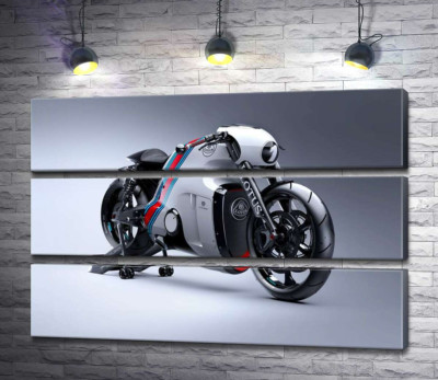 Модульна картина "Вишуканий дизайн мотоцикла Lotus C-01"