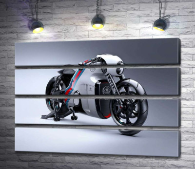 Модульная картина "Изысканный дизайн мотоцикла Lotus C-01"
