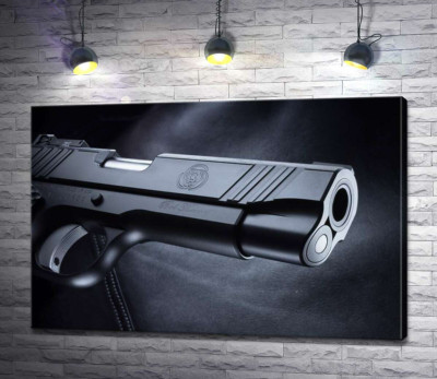 Четкость элементов черного пистолета M1911