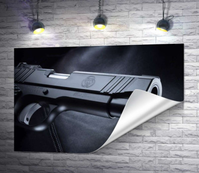 Четкость элементов черного пистолета M1911