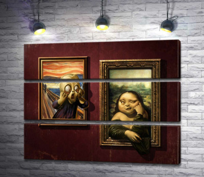 Битва картин: "Крик" ( Skrik) проти "Мони Лізи" (Mona Lisa) 
