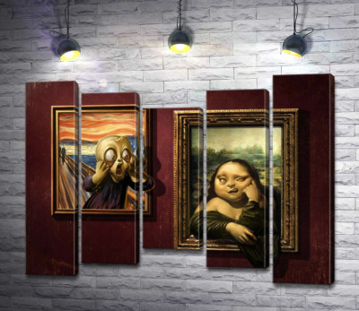 Битва картин: "Крик" ( Skrik) проти "Мони Лізи" (Mona Lisa) 
