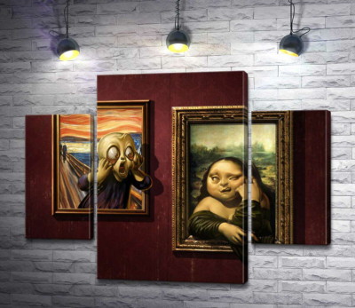 Битва картин: "Крик" ( Skrik) проти "Мони Лізи" (Mona Lisa) 