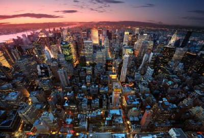 Захід сонця над Мангеттеном (Manhattan)