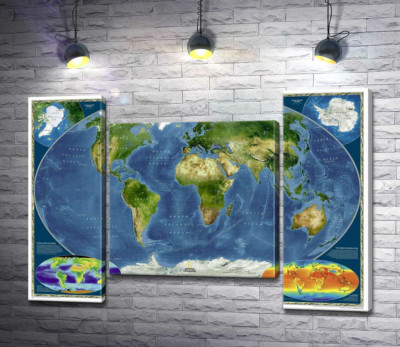 Физическая карта мира