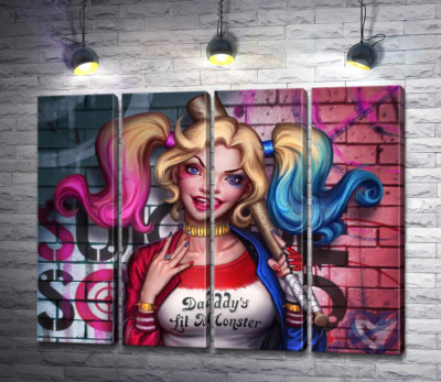 Яркая хулиганка Харли Квинн (Harley Quinn)