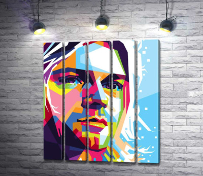 Яскравий портрет музиканта Курта Кобейна (Kurt Cobain)