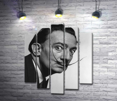 Художник Сальвадор Далі (Salvador Dali) із знаменитими вусами