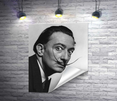 Художник Сальвадор Далі (Salvador Dali) із знаменитими вусами