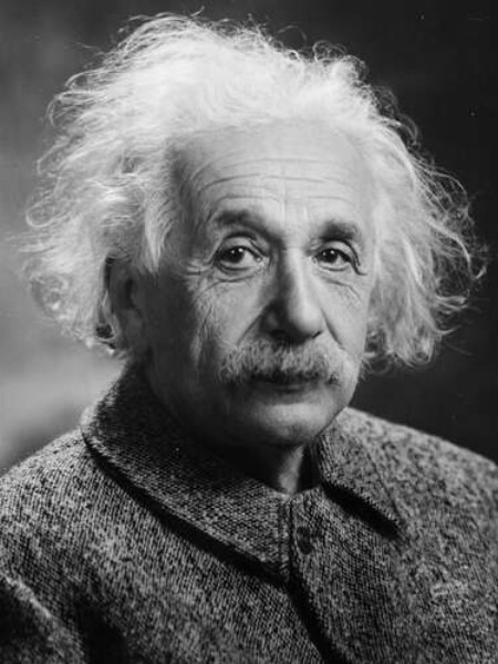 Портрет гениального физика Альберта Эйнштейна (Albert Einstein)