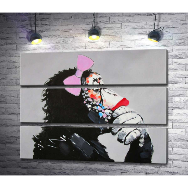 Леди обезьяна – Бэнкси (Banksy)