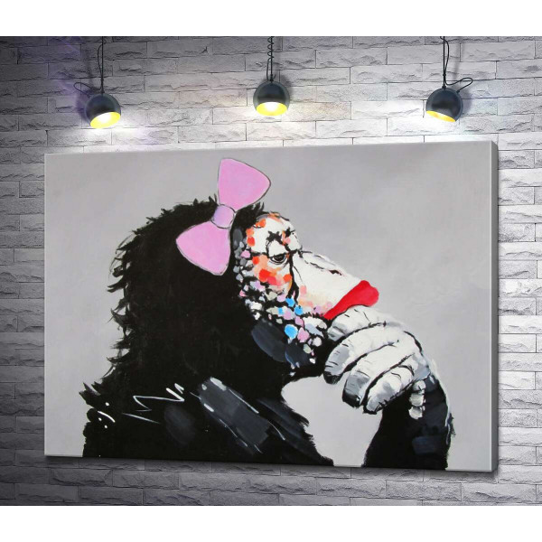 Леді мавпа - Бенксі (Banksy)