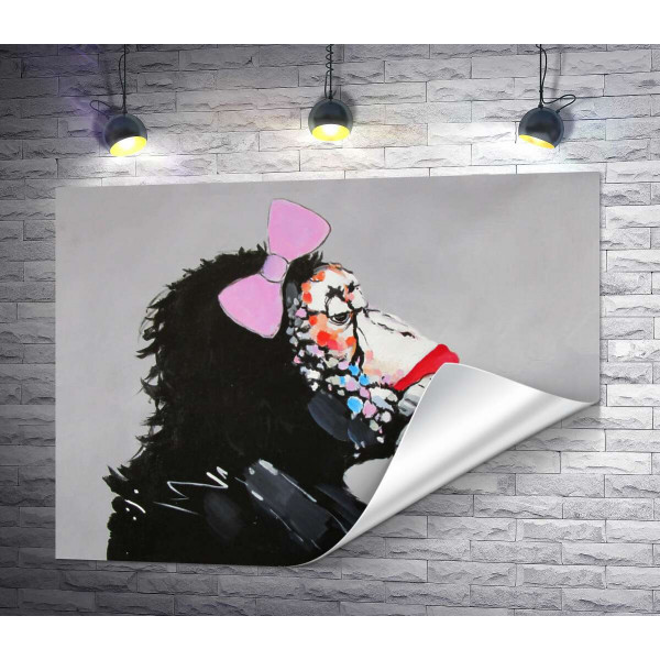 Леді мавпа - Бенксі (Banksy)