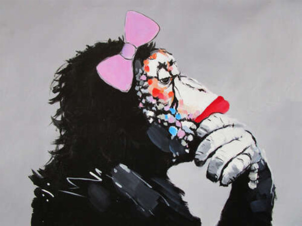 Леди обезьяна – Бэнкси (Banksy)