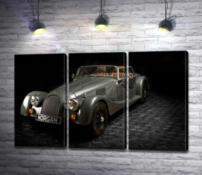 Модульна картина "Люксовий ретро-автомобіль Morgan Roadster"