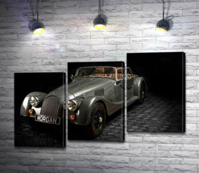 Модульна картина "Люксовий ретро-автомобіль Morgan Roadster"
