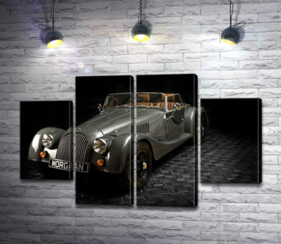 Модульна картина "Люксовий ретро-автомобіль Morgan Roadster"
