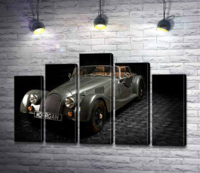 Модульна картина "Люксовий ретро-автомобіль Morgan Roadster"