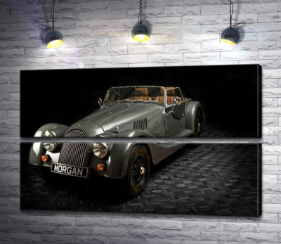 Модульна картина "Люксовий ретро-автомобіль Morgan Roadster"