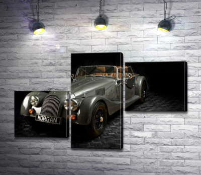 Модульна картина "Люксовий ретро-автомобіль Morgan Roadster"