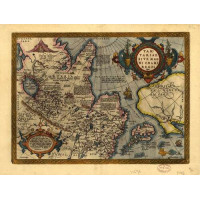 "Тартария" – восточная Азия в первом атласе картографа Авраама Ортелия (Abraham Ortelius)